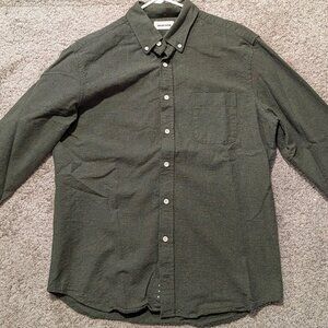 Taylor Stitch Shirt Mens 42 Green Button Down